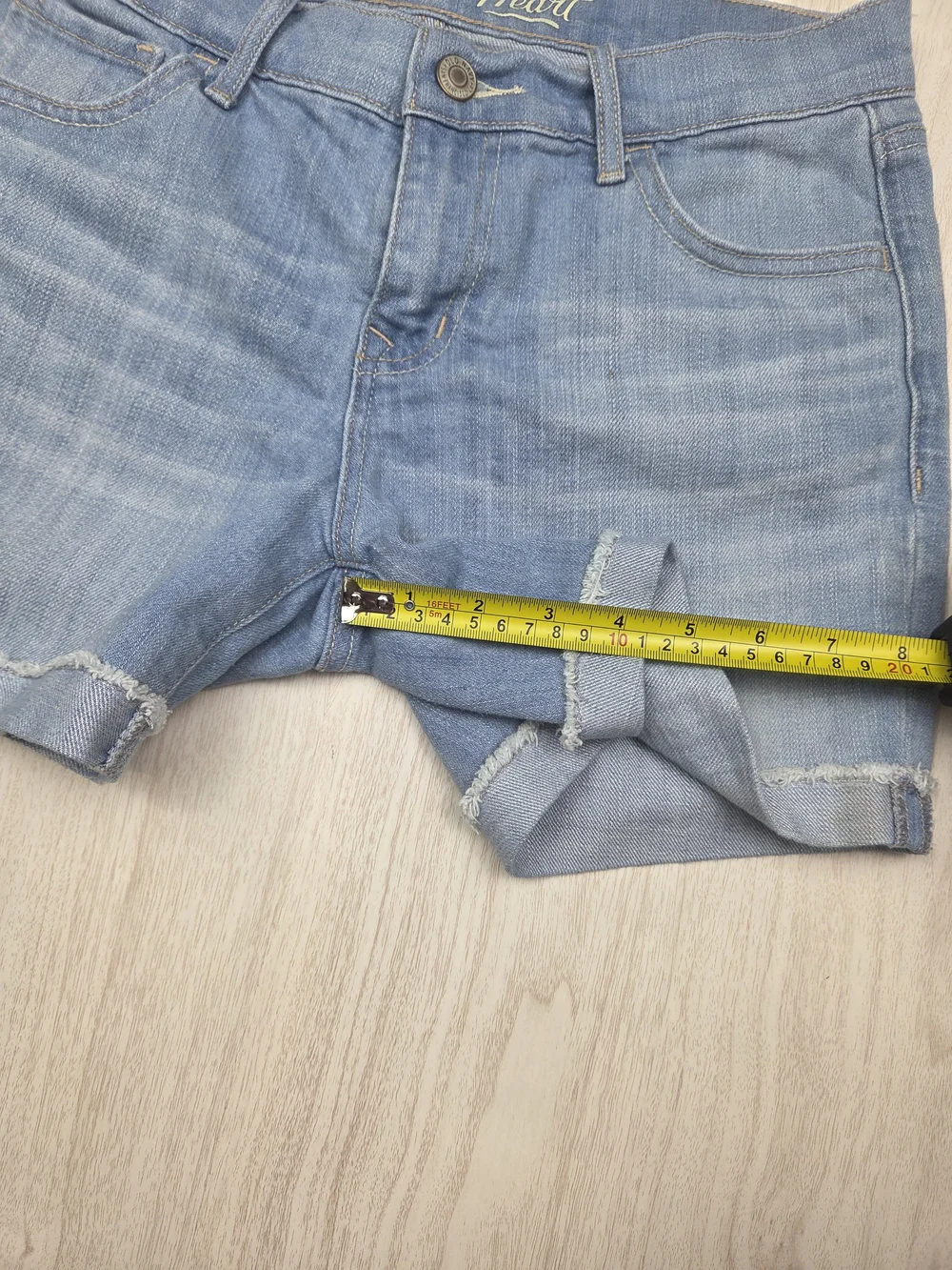 Old Navy Sweetheart Light Blue Denim Shorts Size 2